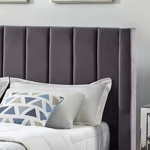 Muebles para el Hogar, Cama de Diseño para Dormitorio, Cama Tapizada Doble Minimalista de Tela, Estructura de Cama Queen Size, Muebles Modernos para Dormitorio - Product Image 2