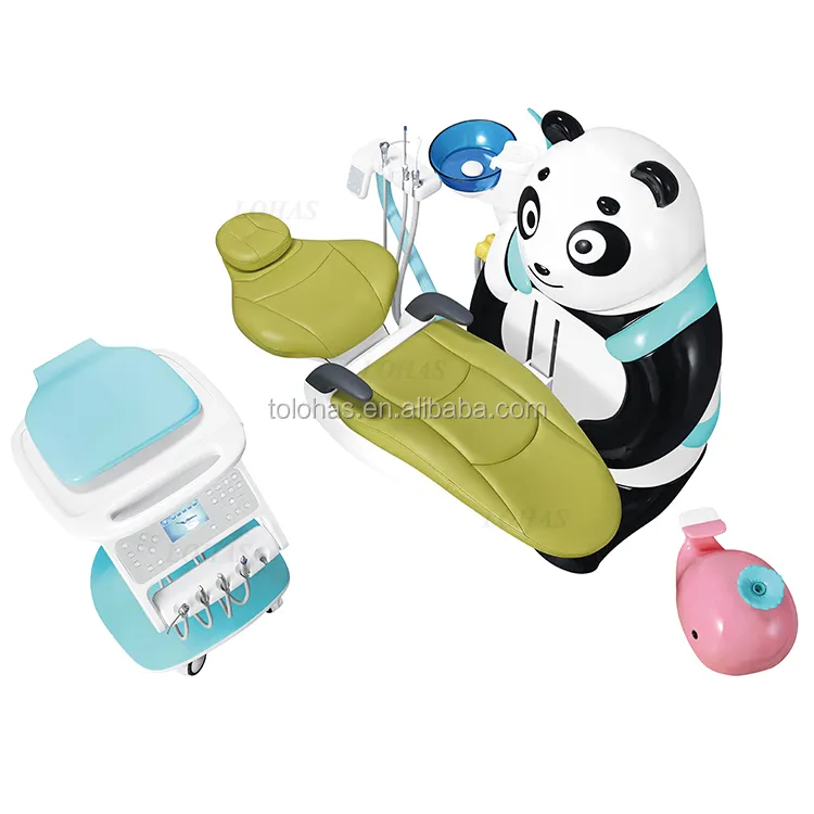 LHBZ639-silla Dental de Panda especial para niños, Unidad Dental Popular para niños, Unidad Clínica