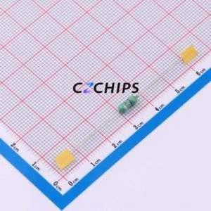 Inductor de Anillo de Color AL0410-4R7M / Componente de Orificio Pasante (THT), D4xL10.5mm 4.7uH 20% 620mA 400mOhm - Product Image 1