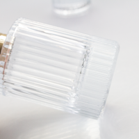 Flacon pulvérisateur en verre de luxe 20/50 ml avec logo personnalisé, hermétique et anti-fuite, pour cosmétiques, soins de la peau, recharge et voyage