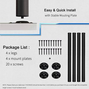Wholesale Cast Iron & Metal <b>Adjustable</b> <b>Table</b> <b>Legs</b> for Hospital & Outdoor Use Heavy Duty DIY Detachable Clamp - Product Image 2