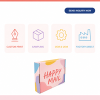 Boîte d'expédition pliable en carton ondulé avec impression personnalisée en couleur, logo personnalisé, vente en gros, directement de l'usine, OEM