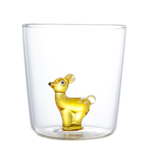 Tazza per Caffè e Bevande in Vetro Spesso, Ecologica, Resistente al Calore, Design Moderno Tridimensionale con Manico, per Uso in Ufficio - Product Image 1