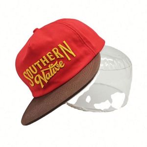 Custom a <b>Frame</b> Unstructured Sports Outdoor Golf Rope Hat Vintage Caps Flat Brim 5 Panel Baseball Hat - Product Image 4