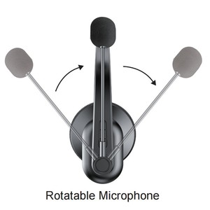Auriculares Inalámbricos Bluetooth para Call Center, Auriculares de Oficina con Micrófono Flexible, Carga USB-C, para Reuniones en Línea y Hogar - Product Image 5
