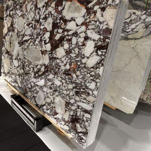 Mesa de Centro de Mármol Natural Calacatta Viola con Base Baja, Muebles Modernos, Losas Grandes para Sala de Estar y Comedor - Product Image 6