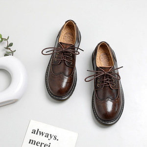 Men's Genuine Leather Solid Color Heightening Summer Breathable Lace-up Boots British <b>Style</b> Big <b>Head</b> Casual Black Business - Product Image 2