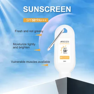 Protetor solar de cuidados faciais oem, creme solares para clareamento da pele, tinta, hidratante, para cuidados com o sol