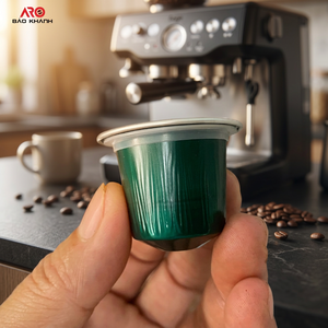 Capsules de café expresso goût intense Robusta Arabica torréfaction moyenne foncée OEM 5,7g Bon prix Prêt à l'exportation - Product Image 1