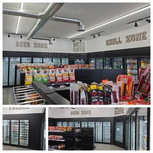 Kommerzielle Anzeige Glastür begehbarer Bier kühler Gefrier schrank Lebensmittel lagerung Kühlraum - Product Image 4