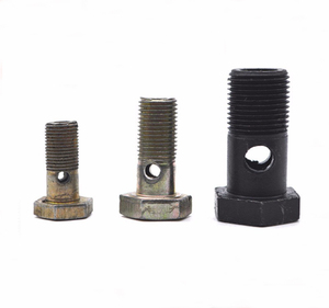 Perno Hexagonal con Orificio para Pasador en el Eje, Perno Ranurado de Acero al Carbono con Cabeza Hexagonal para Uso Industrial - Product Image 3