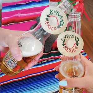 Independence Day Tabletop Decor Viva Mexico Bottle Toppers Small Traditional <b>Hat</b> Mini Mexican Sombrero <b>Hats</b> - Product Image 3
