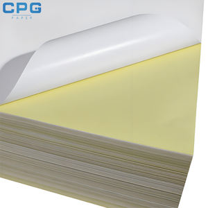 Papier thermique autocollant imprimable personnalisé par le fabricant, rouleau jumbo 80 g/m², papier autocollant, papier pour étiquettes, matériau en papier - Product Image 1