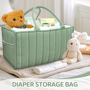480g portátil mochila bebê fralda saco saco com compartimentos removíveis bebê fralda saco - Product Image 2