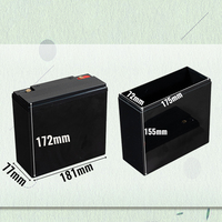 Boîtier de batterie lithium-ion vide 12V 24V DIY en plastique pour Lifepo4 Bateau 20A Boîtier vide