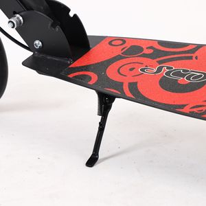 Trottinette pliable à deux roues de style grenouille pour enfants de 6 ans et plus, couleur noire avec design pliable - Product Image 2