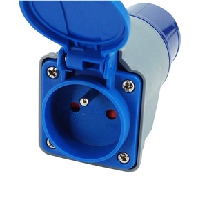 Ổ Cắm IP44 CEE Sang Bộ Chuyển Đổi Phích Cắm Pháp 230V 16A CEE 2P + E Cắm Vào Bộ Điều Hợp Schuko - Product Image 3
