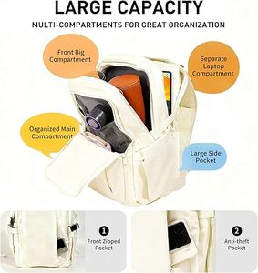 Mochila de Viaje para Mujer y Hombre, Mochila de Mano, Aprobada por Aerolíneas, Bolsa de Viaje Grande, Artículo Personal Aprobado para <span class=keywords><strong>Vuelos</strong></span> - Product Image 3