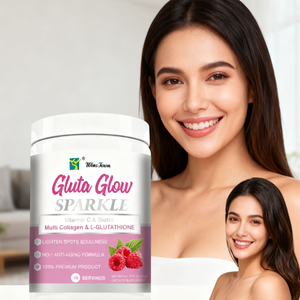 Wins Town Gluta Glow Sparkle, Polvo Multicolágeno con Vitamina C, Fortalece Uñas y Cabello, Biotina, Suplemento en Polvo para Aclarar la Piel - Product Image 2