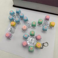 Porte-clés Fidget LED Premium pour Clavier, Jouet Anti-Stress, Clavier Mécanique, Décompression, Fidget Spinner, Cadeau de Fête