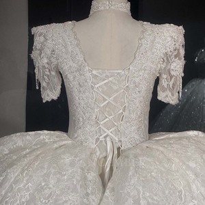 Wx359 Modern Ball Gown <b>Wedding</b> Dresses Luxury Full Lace Appliques Bridal Gowns Custom Made Floor-Length Chapel Train for - Product Image 5