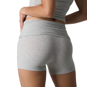 Pantalones Cortos de Yoga SUHE para Mujer, Cintura Alta, 90%-95% Algodón, Ajustados, Plegables, de Cinco Puntos, Alta Elasticidad, para Deporte y Fitness - Product Image 5