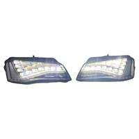 Kit de phares avant LED complets style Dragon Ball pour Audi A8 D4 2010-2013 avec clignotants dynamiques DRL 12V