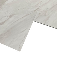 Pegatina de vinilo autoadhesiva impermeable de 3mm para suelo LVT para sala de estar, comedor, uso interior, suelo de PVC ecológico ignífugo