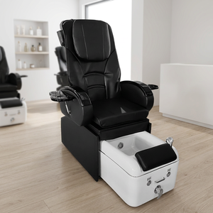 Multifunction Foot Spa With Back Massage Drainage Pump <b>Electric</b> <b>Reclining</b> Foot Spa Furniture Pedicure Chair - Product Image 1