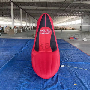 Chaussure à talon haut gonflable géante rouge, modèle gonflable publicitaire personnalisé pour magasin de mode, pour la décoration de boutique - Product Image 2
