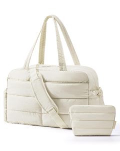 TSA-Friendly Women's Carry on Duffle <b>Bag</b> with Soft Sided Design Ultra Lightweight Nylon Material for <b>Day</b> Trips <b>Travel</b> - Product Image 1