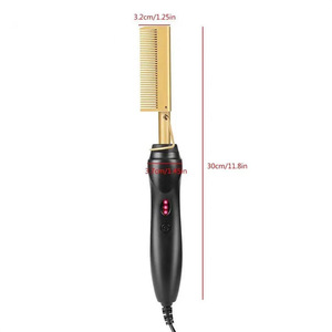 Benutzer definiertes Logo Profession eller Lieferant Haar glätter Bürste Heiße Kämme Eisen 210 Grad Elektrischer heißer Kamm - Product Image 4