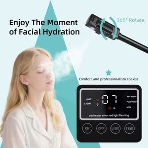 New 2-in-1 Facial Facial Sprayer with Dual Tubes for Hot and Cold Sprays, Hydrating 5x Mirror, and Cool Light - Product Image 2