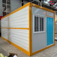Petit bureau à domicile mobile portable moderne de la Chine 20ft 40ft modulaire préfabriqué Construction en acier pliable conteneur hôtel pour maison