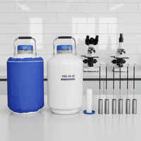 Générateur d'azote liquide en alliage d'aluminium YDS-6-50 avec réservoir LN2, moteur certifié CE, garantie 1 an