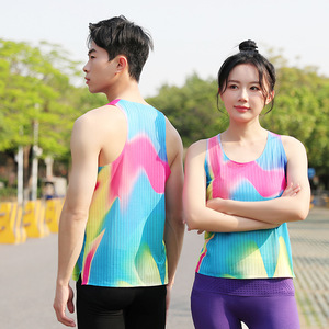 Chaleco deportivo sin marcas para hombre y mujer, para entrenamiento deportivo y fitness, transpirable, de secado rápido y ligero. - Product Image 4