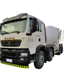 Camion malaxeur à béton HOWO d'occasion, diesel, manuel/automatique, 12 mètres cubes, pompe et moteur, pour usage de construction, HOWO-TX 8x4 à vendre - Product Image 5