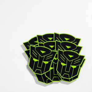 Custom Fluorescent Bike Motorcycle Car Decoration Stickers Strong Adhesive Waterproof Eco-friendly <b>Silk</b> Screen Vinyl Custom - Product Image 1