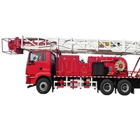 Plateforme de forage rotative montée sur camion XJ350 à moteur diesel pour le service de puits pétrolifères - Marque Qingchang