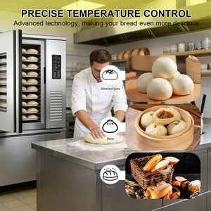 ตู้หมักแป้ง Kolice Commercial Dough Proofer 10 ถาด ขนาด 23.62x15.75 นิ้ว อุปกรณ์เบเกอรี่ สแตนเลส - Product Image 4