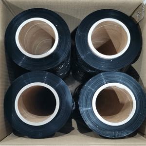 Langlebige Haftende Stretchfolie Umzugsbedarf Palette Hochbelastbar 50 cm X 300 <span class=keywords><strong>m</strong></span> X 25 Mikron Schwarze Schrumpffolie Stretchfolie - Product Image 4