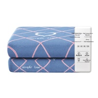 Matelas électrique intelligent à double contrôle de température Hengnuanxiang, source d'usine authentique, avec impression velours, 150x180cm, 145W