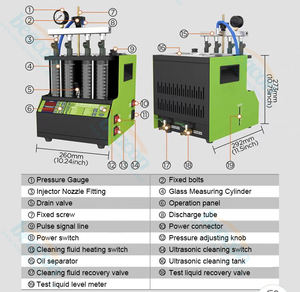 Machine de nettoyage à ultrasons V308 pour <span class=keywords><strong>nettoyeur</strong></span> et testeur d'injecteur de carburant <span class=keywords><strong>automobile</strong></span> - Product Image 5