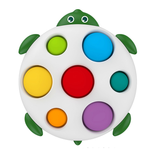 Juguete educativo de silicona para niños, mordedor sensorial de animales para animales y tortugas, burbuja pop - Product Image 3