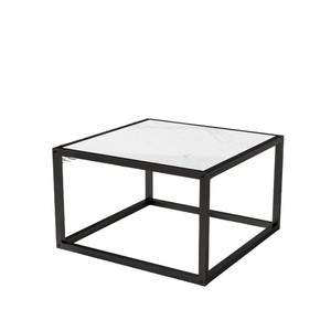 Minimalist <b>small</b> apartment tea <b>table</b>, simple home use rectangular coffee <b>table</b>, modern wrought iron balcony light luxury living - Product Image 5