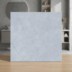 Crema Mischife 600x600mm Glossy Polished Porcelain Tiles Ivory Marble Effect Floor Design - Product Image 6
