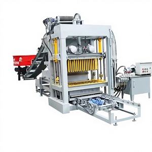 Mesin Pembuat Batako Beton Berwarna, Mesin Pembuat Paving <span class=keywords><strong>Block</strong></span>, Mesin Pembuat Bata Tanah Liat Getar Semen untuk Rumah Tangga, Kondisi Baru, Dijual, Dilengkapi PLC - Product Image 3