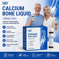 Complément Alimentaire Liquide pour les Os, Sans Sucre, Sans OGM, 600mg 10ml, Marque Privée, Certifié GMP, pour la Santé Osseuse, OEM