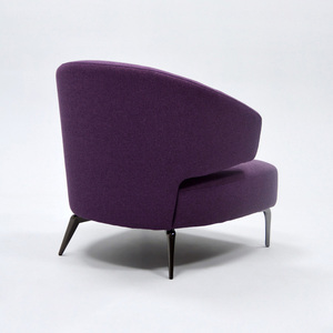 Italian Furniture Bedroom Purple <b>Recliner</b> Chair Fabric Lounge Chair Living Room Leisure Hotel Club Lobby Reception <b>Armchair</b> - Product Image 5