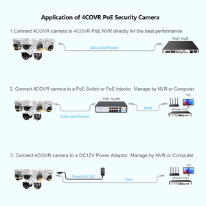 Cámara IP PoE 4COVR 5MP con IA, Detección Facial y Detección de Líneas Cruzadas, IP67 Impermeable, Mini Cámara de Seguridad CCTV Tipo Bala para Exteriores con Micrófono Integrado - Product Image 6